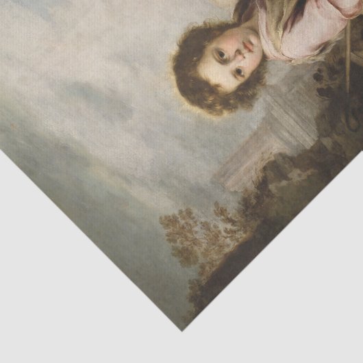 Der gute Hirte, Esteban Murillo Seidenpapier (Ausschnitt)