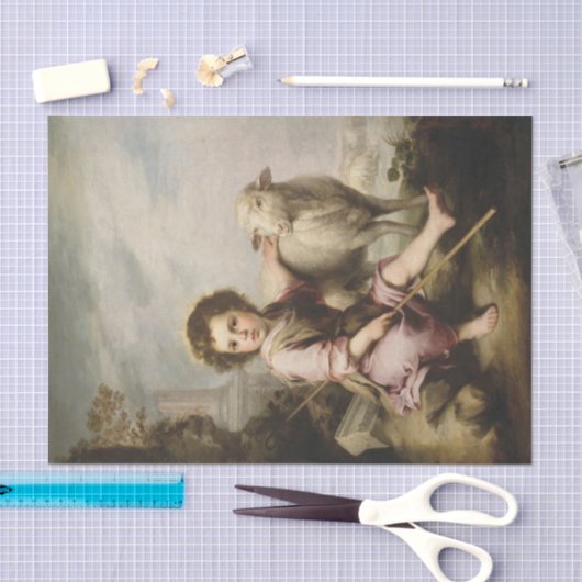 Der gute Hirte, Esteban Murillo Seidenpapier (Handwerk)