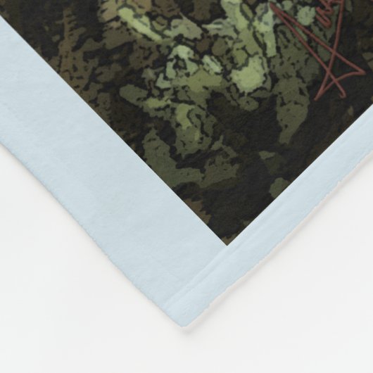 Der gute Hirte Fleecedecke (Ecke)