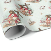 Der gute Hirte Geschenkpapier (Rolleneckpunkt)