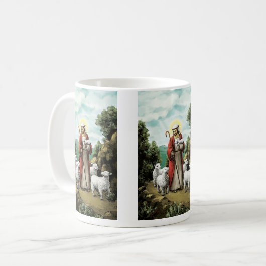 Der gute Hirte Kaffeetasse (Vorderseite Links)
