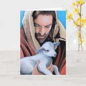 Der gute Hirte Karte (Gelbe Blume)