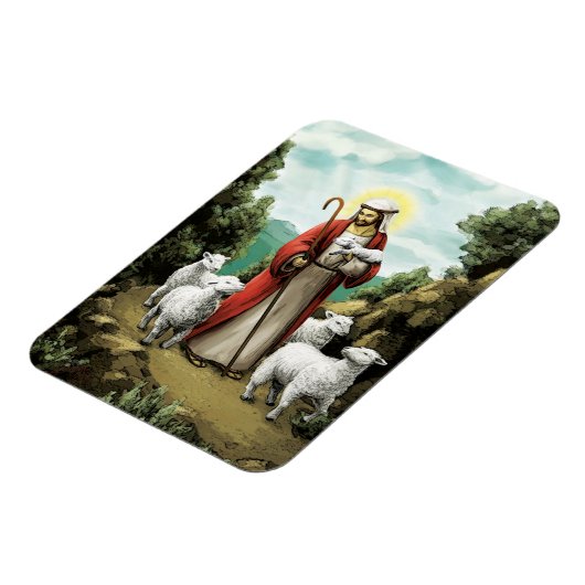 Der gute Hirte Magnet (Linke Seite)
