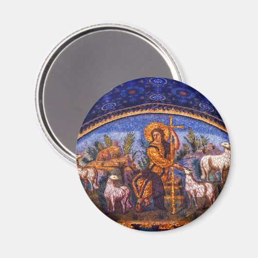 Der gute Hirte Magnet (Vorderseite/Rückseite)