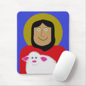 Der gute Hirte Mousepad (Mit Mouse)