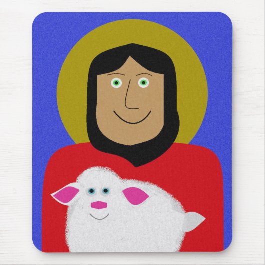 Der gute Hirte Mousepad (Vorne)