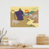 Der gute Hirte Poster (Küche)