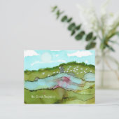 Der gute Hirte Postkarte (Stehend Vorderseite)