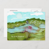 Der gute Hirte Postkarte (Vorne/Hinten)