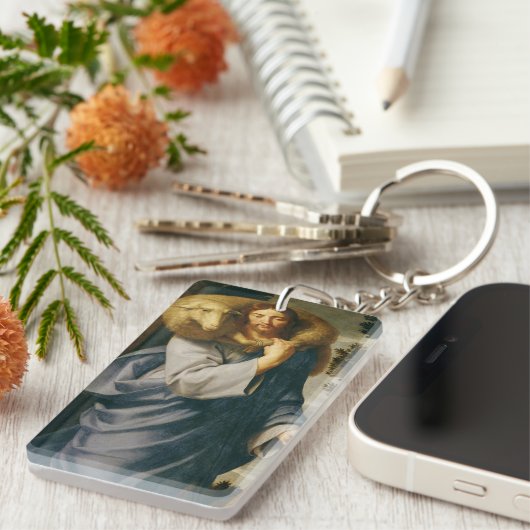 Der gute Hirte Schlüsselanhänger (Vorderseite rechts)