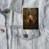 Der gute Hirte und das verlorene Lamm – Jesus & La Button (Insitu)