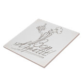 Der gute Koch sagt "Bon Appetit"! Fliese (Seite)