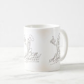 Der gute Koch sagt "Bon Appetit"! Kaffeetasse (VorderseiteRechts)