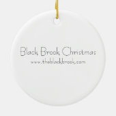 Der gute Koch sagt "Bon Appetit"! Ornamentrunde Keramik Ornament (Hinten)