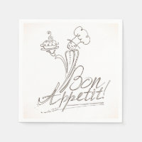 Der gute Koch sagt "Bon Appetit"!