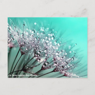 Der gute Morgen der Blumen Ankündigungspostkarte