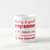 Der gute Programmierer Kaffeetasse (Mittel)