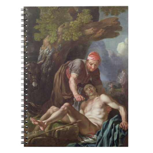 Der gute Samariter, c.1751-52 (Öl auf Leinwand) Notizblock (Vorderseite)