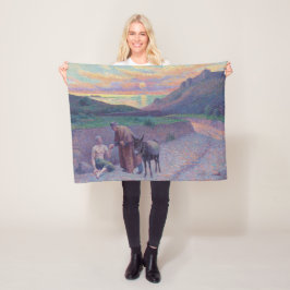 Der gute Samariter Fleecedecke