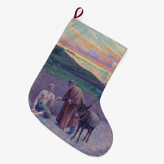 Der gute Samariter Großer Weihnachtsstrumpf (Vorderansicht (hängend))