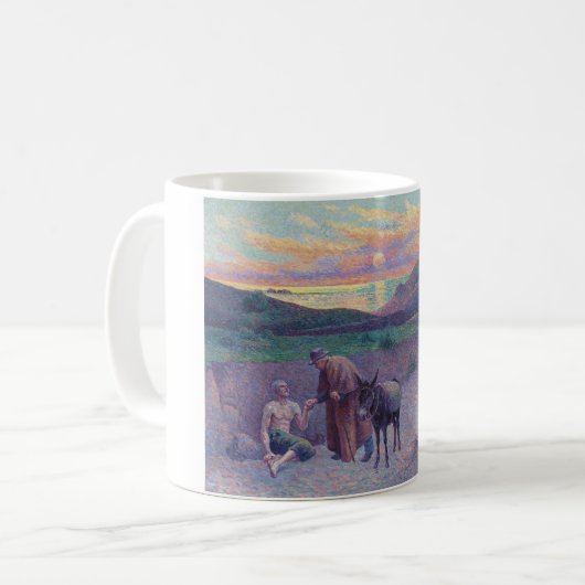 Der gute Samariter Kaffeetasse (Vorderseite Links)