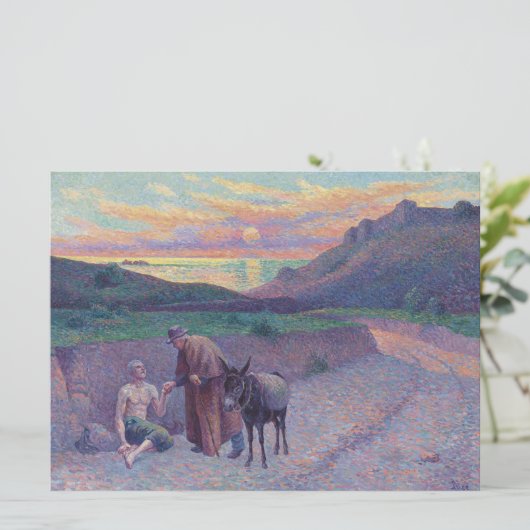 Der gute Samariter Karte (Stehend Vorderseite)