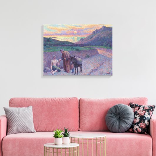 Der gute Samariter Leinwanddruck (Insitu (Wohnzimmer))