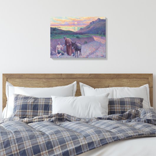 Der gute Samariter Leinwanddruck (Insitu (Schlafzimmer))