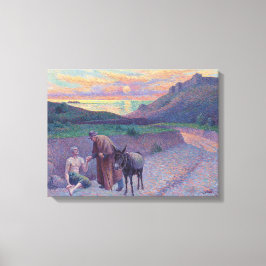 Der gute Samariter Leinwanddruck