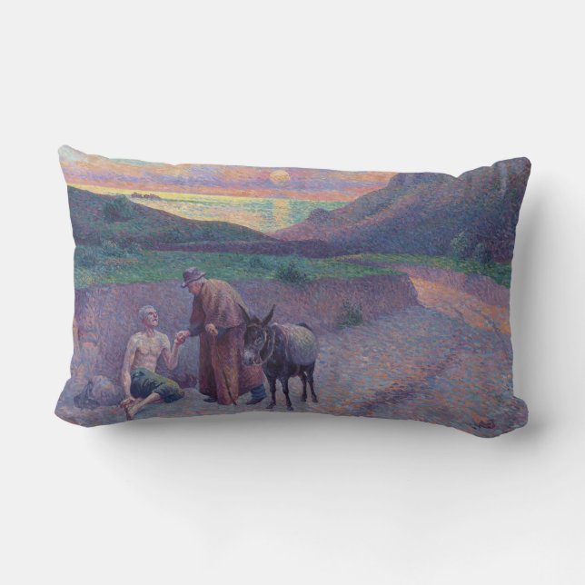 Der gute Samariter Lendenkissen (Rückseite)