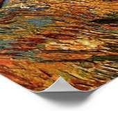 Der gute Samariter nach Delacroix von van Gogh Poster (Ecke)