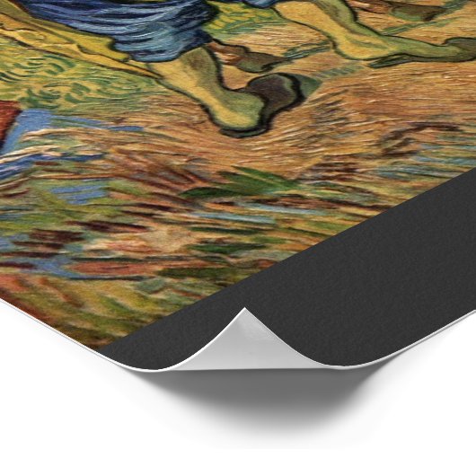 Der gute Samariter (nach Delacroix) von Vincent Poster (Ecke)