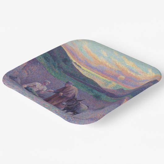 Der gute Samariter Pappteller (Gewinkelt)