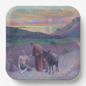 Der gute Samariter Pappteller (Vorderseite)