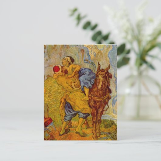 Der gute Samariter Postkarte (Stehend Vorderseite)