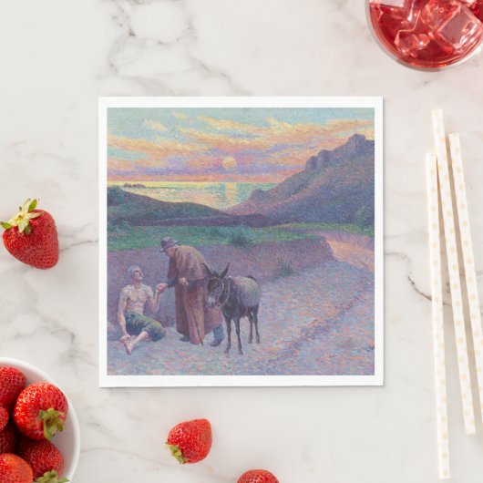 Der gute Samariter Serviette (Beispiel)