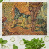 Der gute Samariter von Vincent van Gogh Geschirrtuch (Gefaltet)