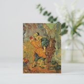 Der gute Samariter von Vincent van Gogh Postkarte (Stehend Vorderseite)