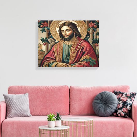 Der gute Schäfer Leinwanddruck (Insitu (Wohnzimmer))