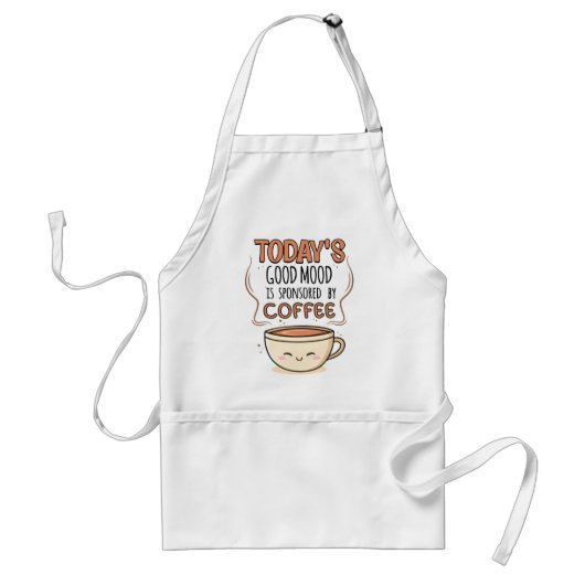 Der gute Stimmung von heute wird von Kaffee gespon Schürze (Vorne)