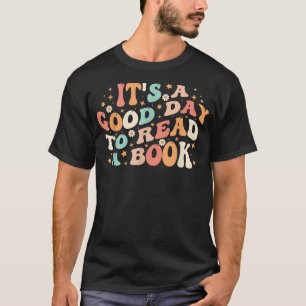 Der gute Tag, um das Buch zu lesen Retro Niedliche T-Shirt