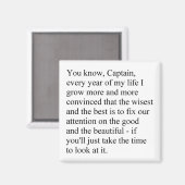 Der gute und der schöne Magnet (Vorderseite/Rückseite)