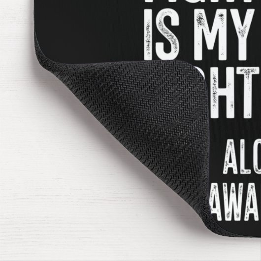 Der Haarausfall meiner Schwester ist mein Kampf Al Mousepad (Ecke)