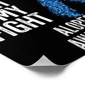 Der Haarausfall meiner Schwester ist mein Kampf Al Poster (Ecke)