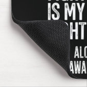 Der Haarausfall meines Bruders ist mein Kampf gege Mousepad (Ecke)