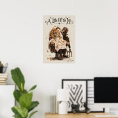 Der Haarschnitt des Löwen Poster (Heimbüro)