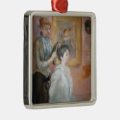 Der Haarstil (von Berthe Morisot) Ornament Aus Metall (Rechts)