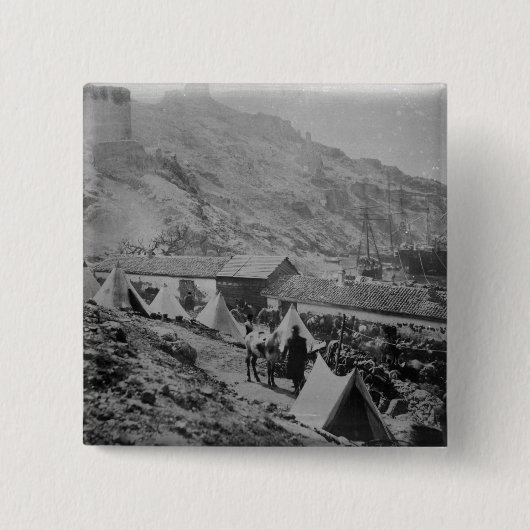 Der Hafen bei Balaklava Button (Vorderseite)