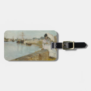Der Hafen bei Lorient, 1869 (Öl auf Leinwand) Gepäckanhänger