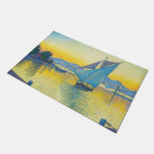 Der Hafen bei Sunset, Signac Fußmatte (Schrägansicht)